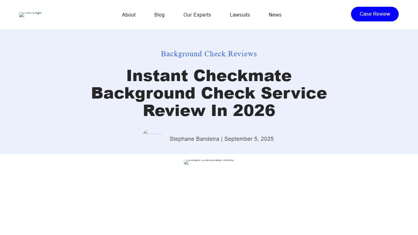 Instant Checkmate Background Check Service Review in 2026